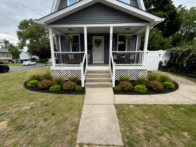 Professional landscaping and lawn care completed by Mark's Lawn Care