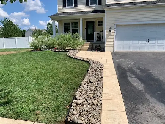 Mark's Lawn Care landscaping project