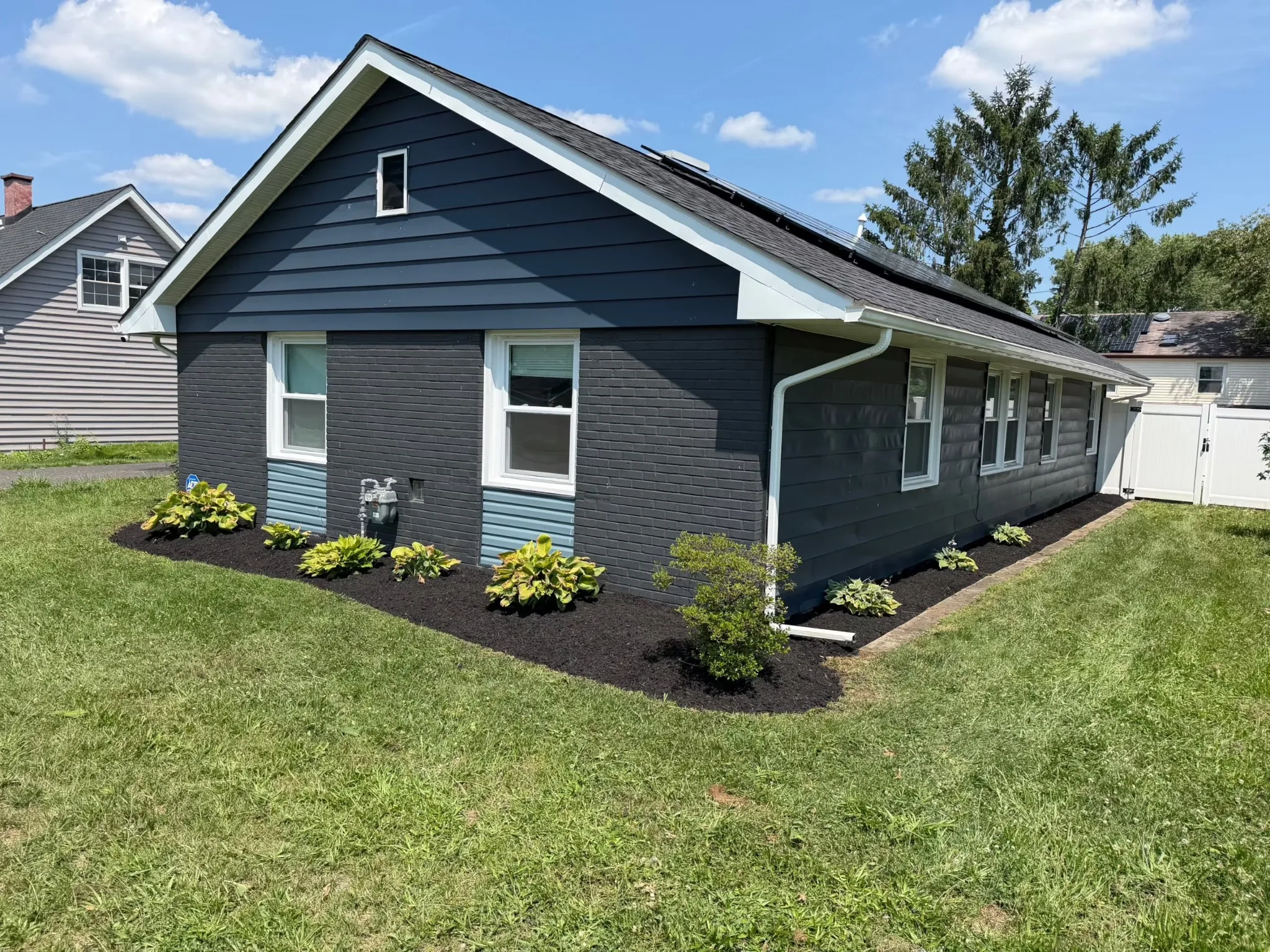 Completed mulching project