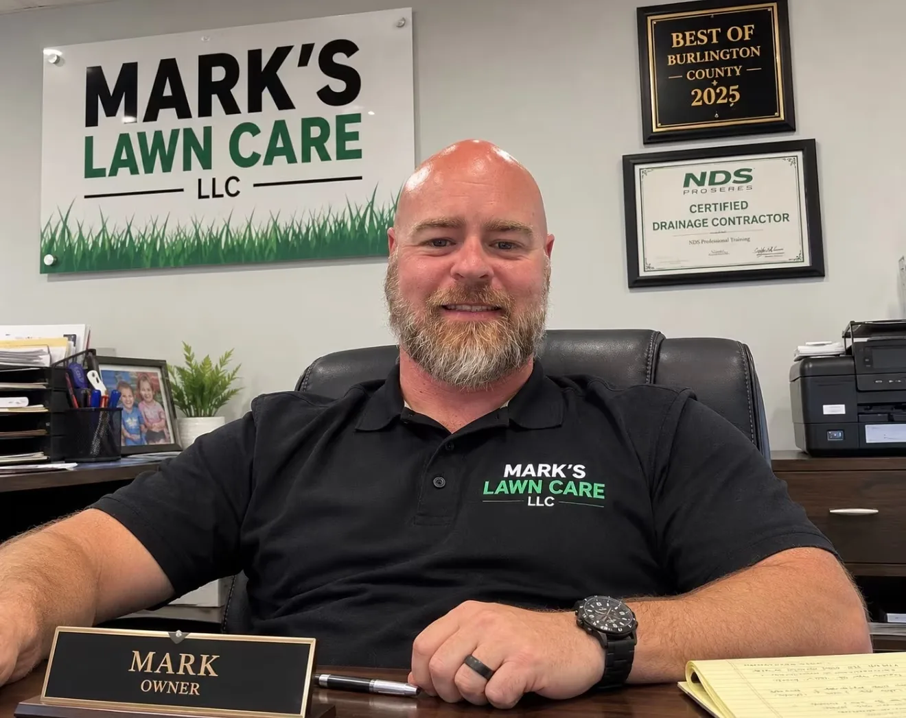 Mark, owner of Mark's Lawn Care LLC