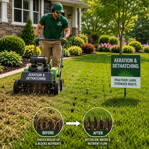 Aeration and Dethatching