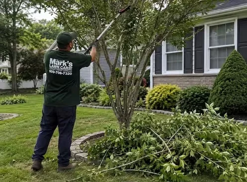 Completed tree work