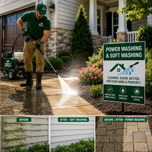 Power Washing and Soft Washing